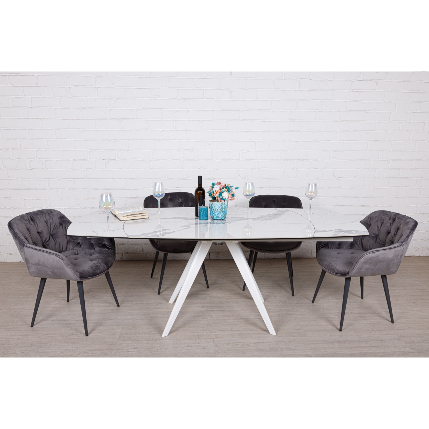 Стіл Coventry 130х90 Білий глянець (52487850) дешево