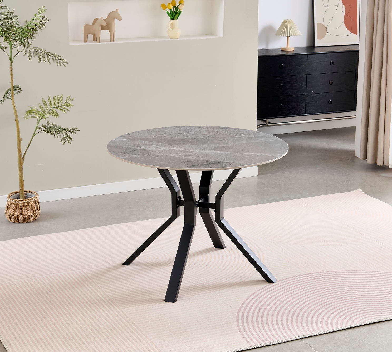Стол Dalas D100 Italy grey Glossy (1011489664) дешево