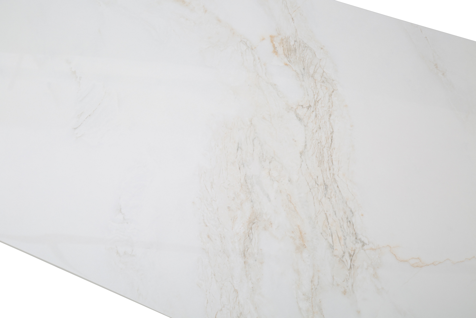 Стіл Edmund 140х85 White Golden Glossy, Чорний (1011489604) в Киеве