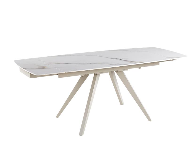 Стол Galen 145х85 White Golden Glossy, Сахара (1011489658) недорого