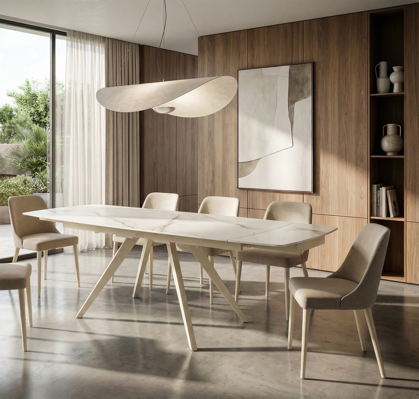 Стол Galen 145х85 White Golden Glossy, Сахара (1011489658) в Киеве