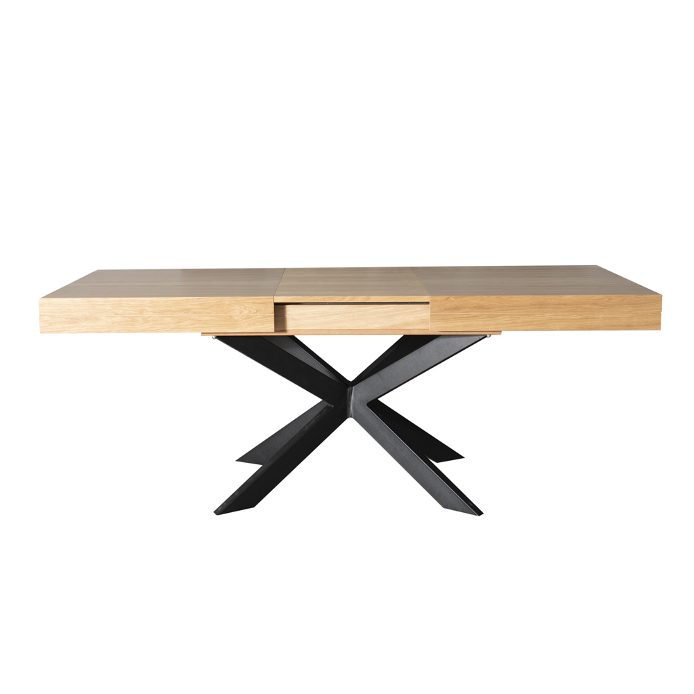 Стіл Хантер 150x90 Дуб, Чорний (73461291) с доставкой