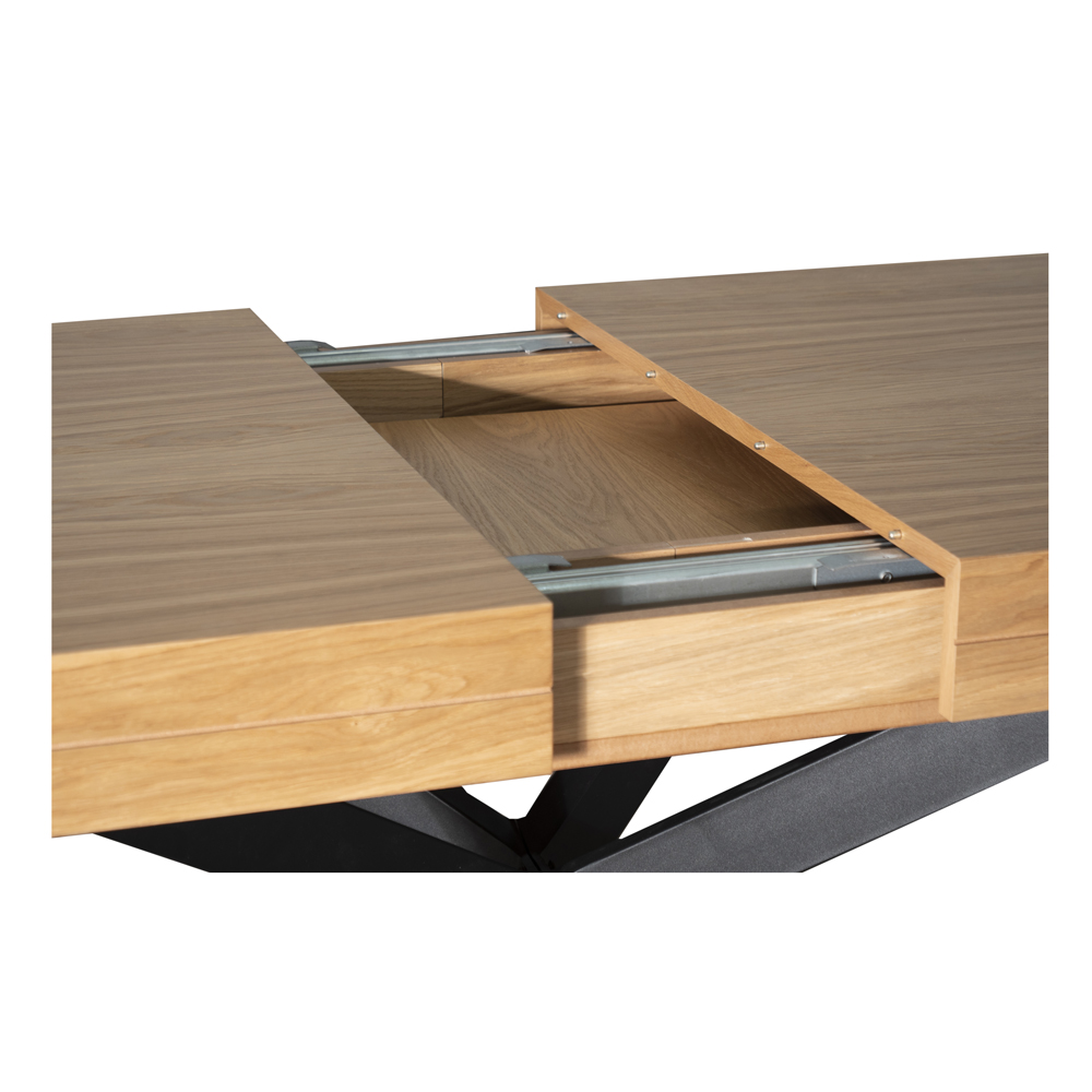 Стіл Хантер 150x90 Дуб, Чорний (73461291) в интернет-магазине