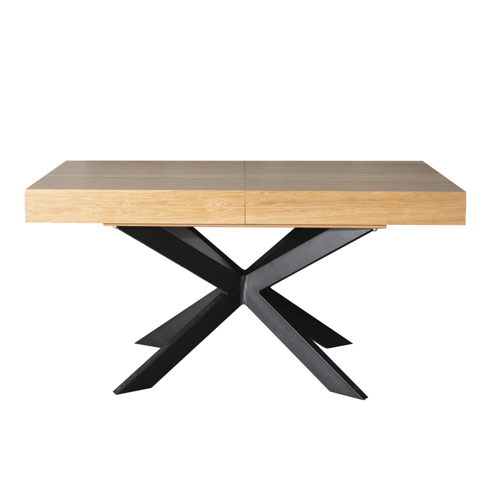 Стіл Хантер 150x90 Дуб, Чорний (73461291) дешево