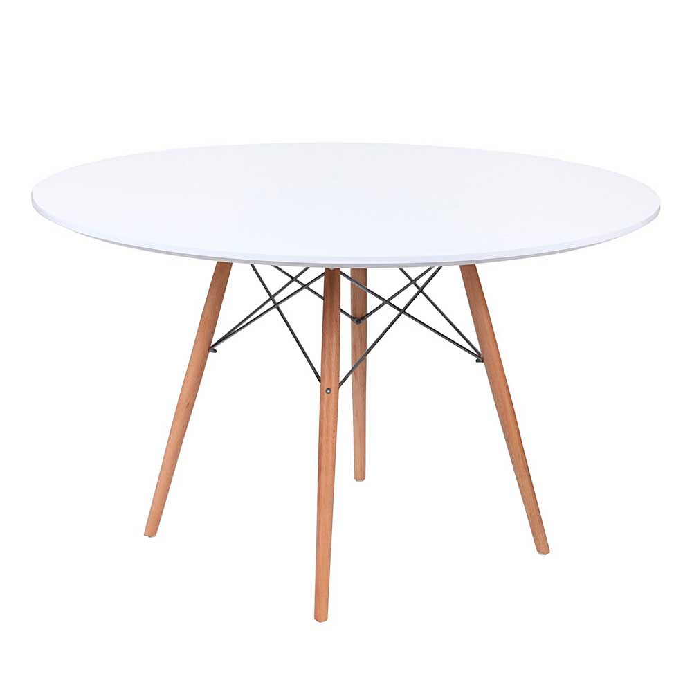 Стіл HATTA Bryan Wood D120 Білий (44478305) недорого