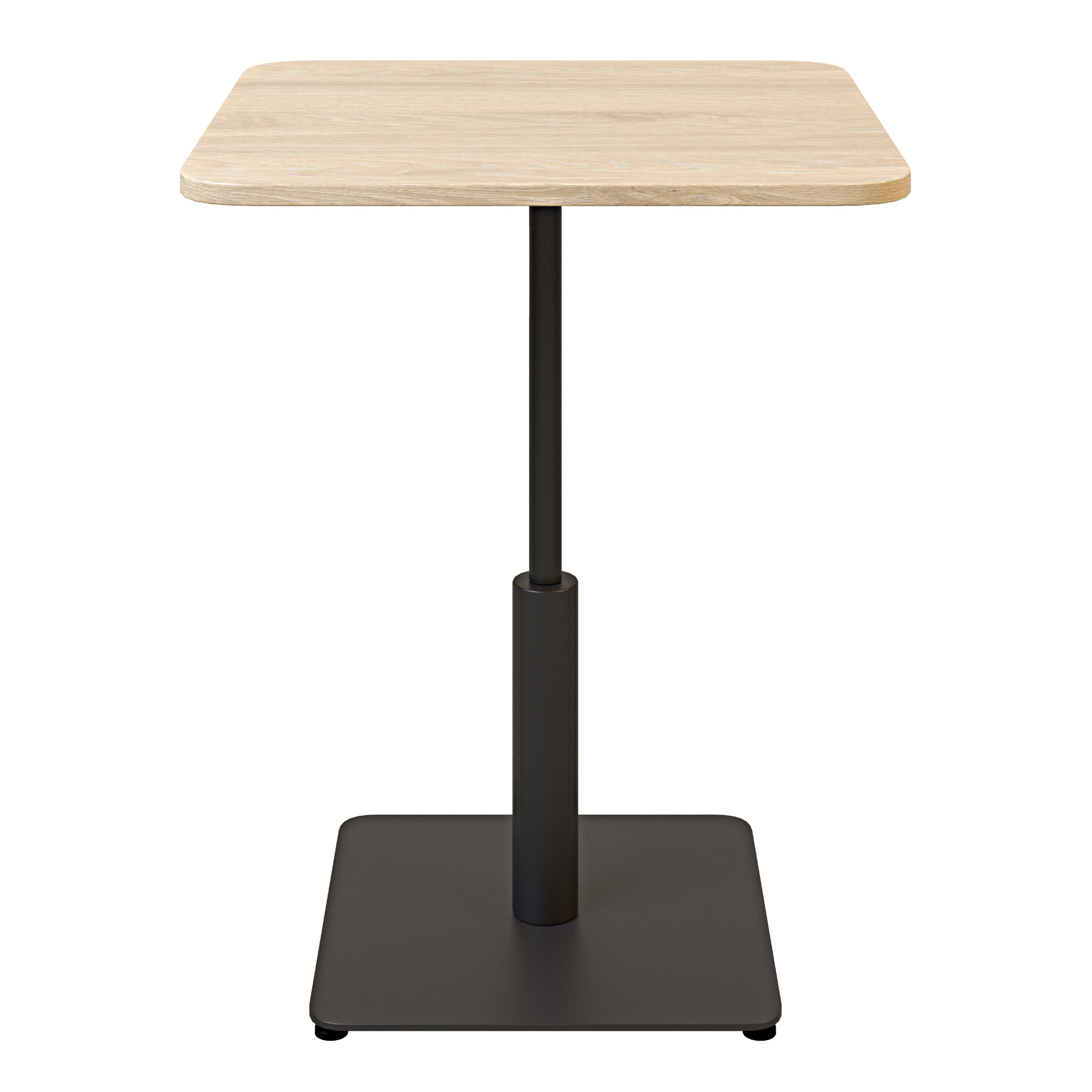 Стол Ibiza light soft 60х60 h-75 Черный, Дуб ЛДСП (611306881) недорого