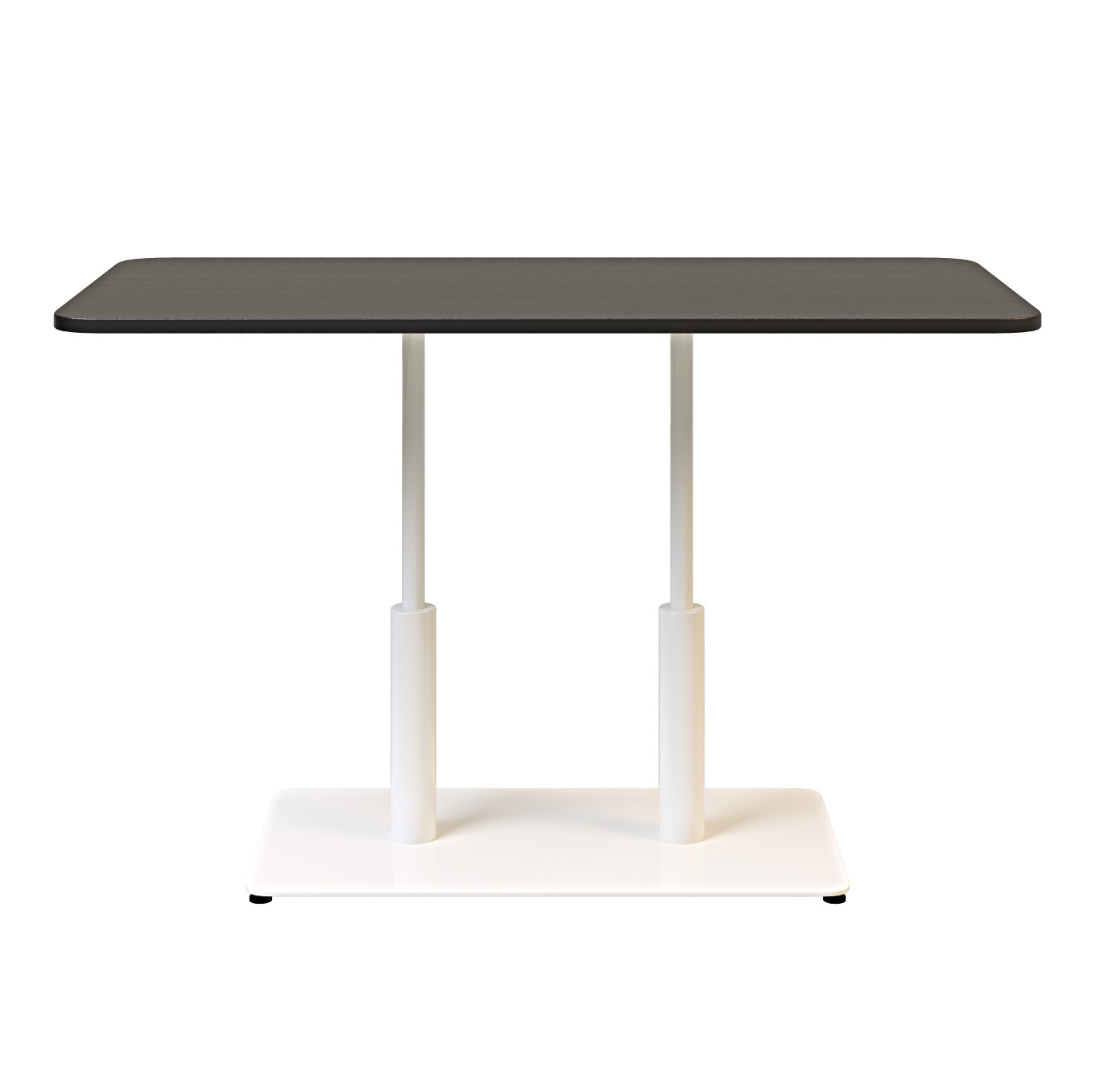 Стіл Ibiza Soft Double light 120х70 h-75 Білий, Чорний ЛДСП (611306992) недорого
