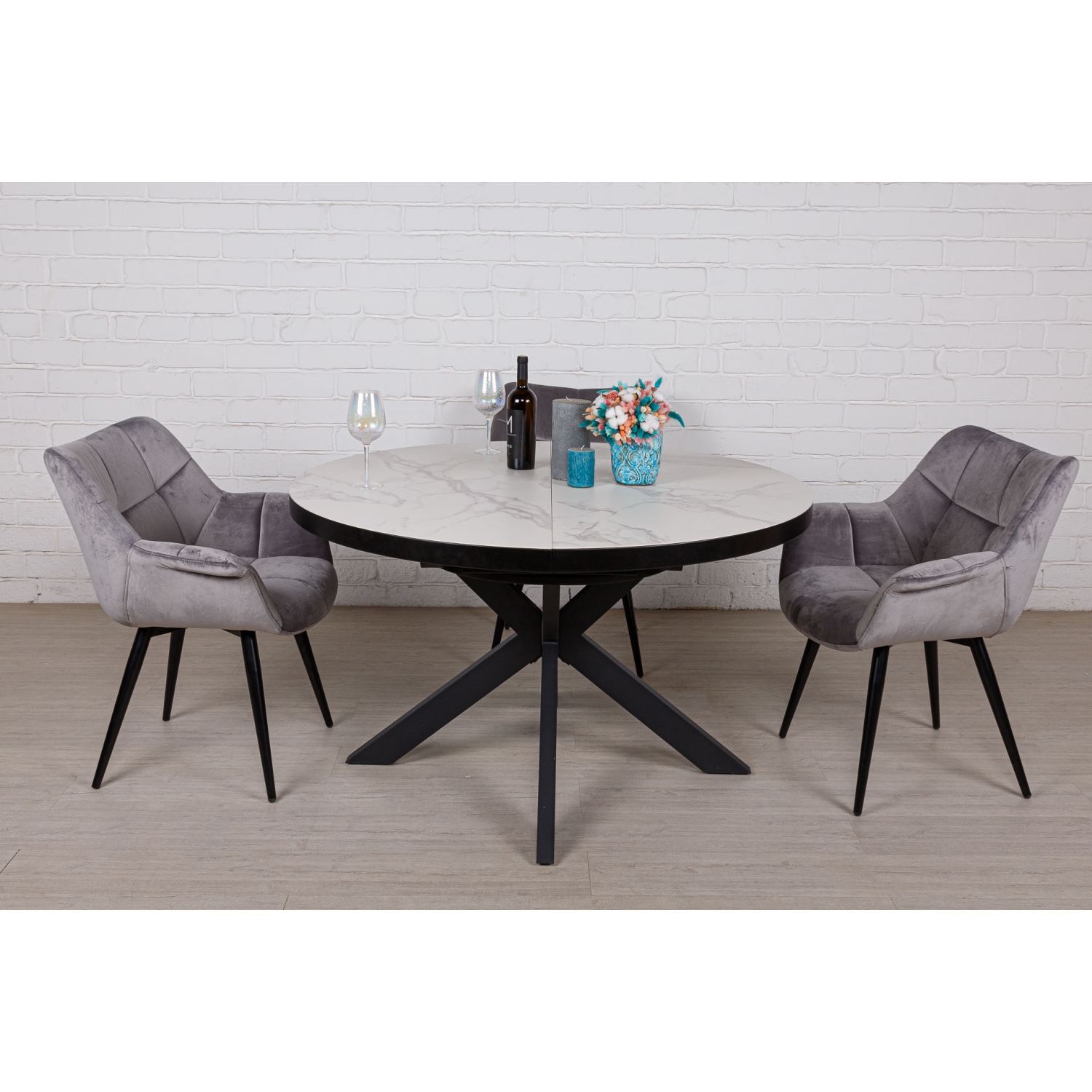 Стіл Kimberley D130 Білий (52487876) цена