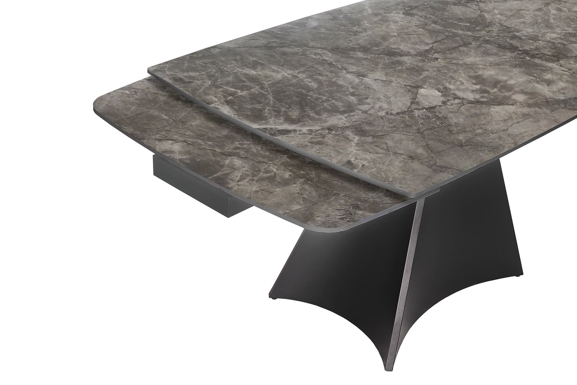 Стол Norman 140х85 Bora Grey Glossy (1011489595) в Украине