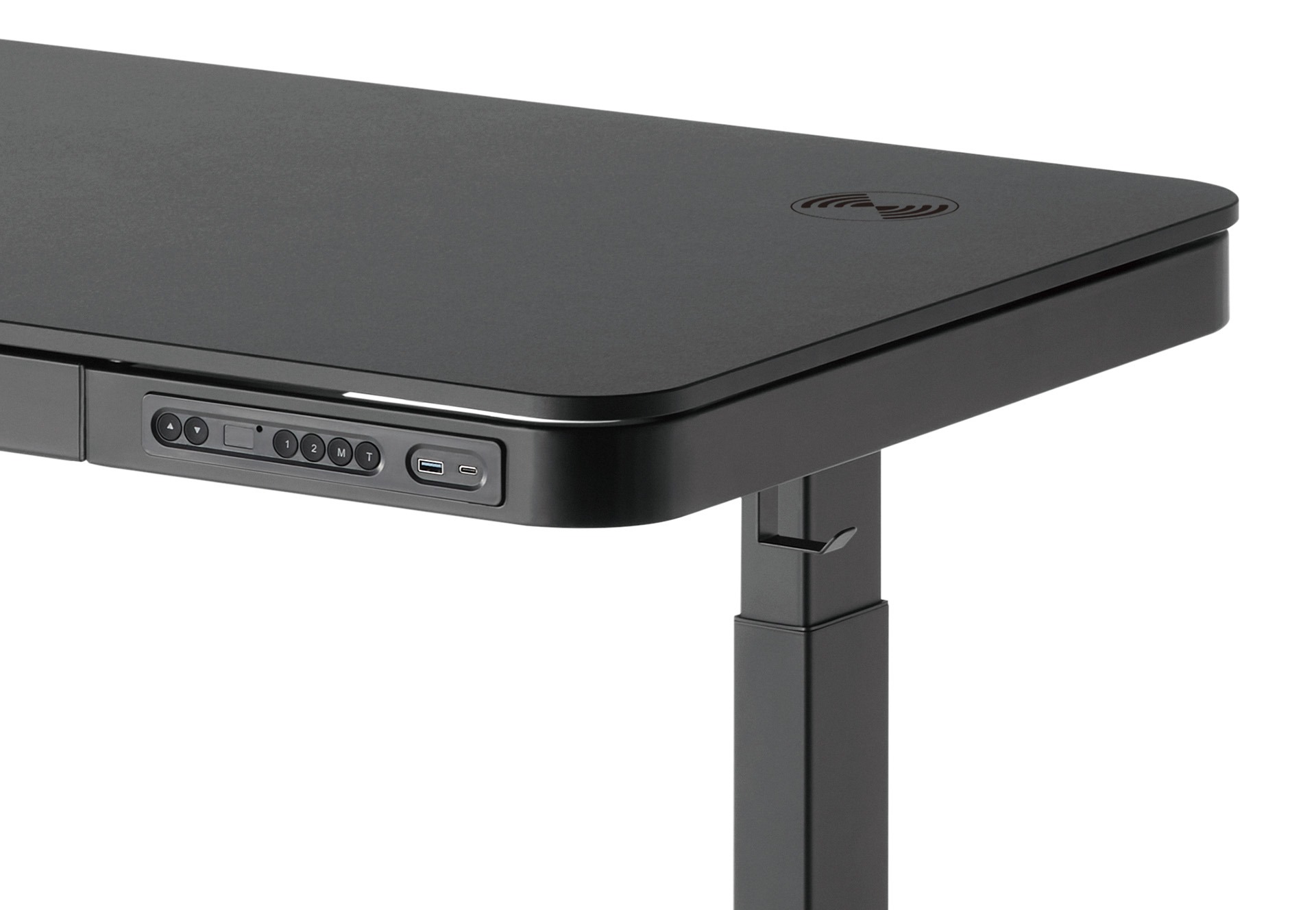 Стол OfficePro ODE111 118x60 Black, Black (1311154719) фото