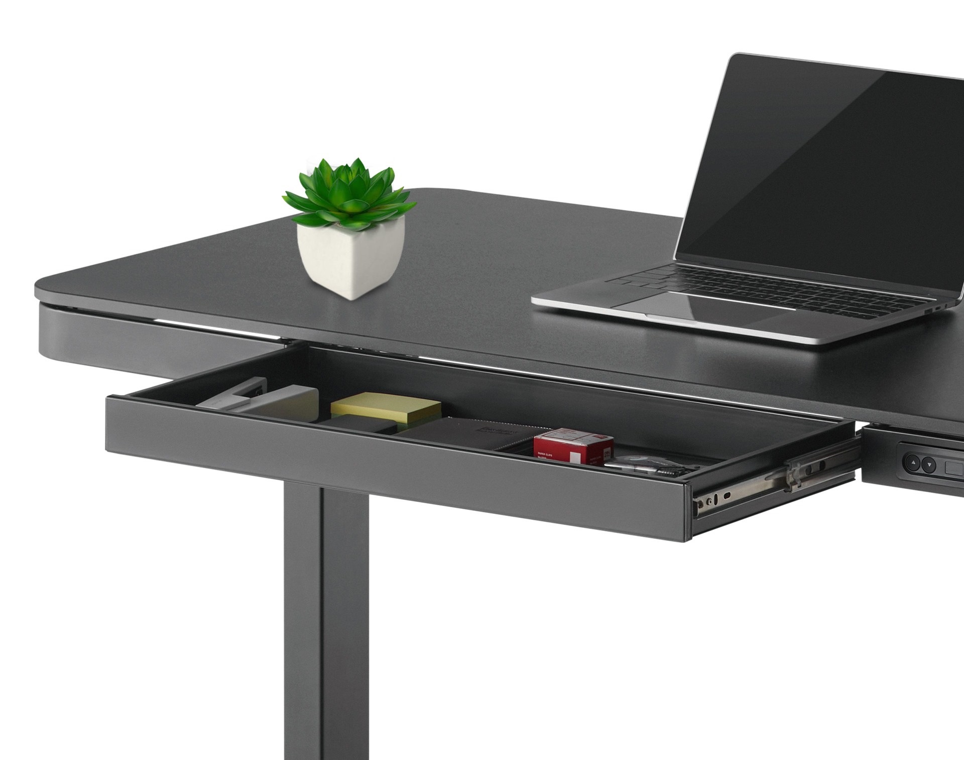 Стол OfficePro ODE111 118x60 Black, Black (1311154719) цена