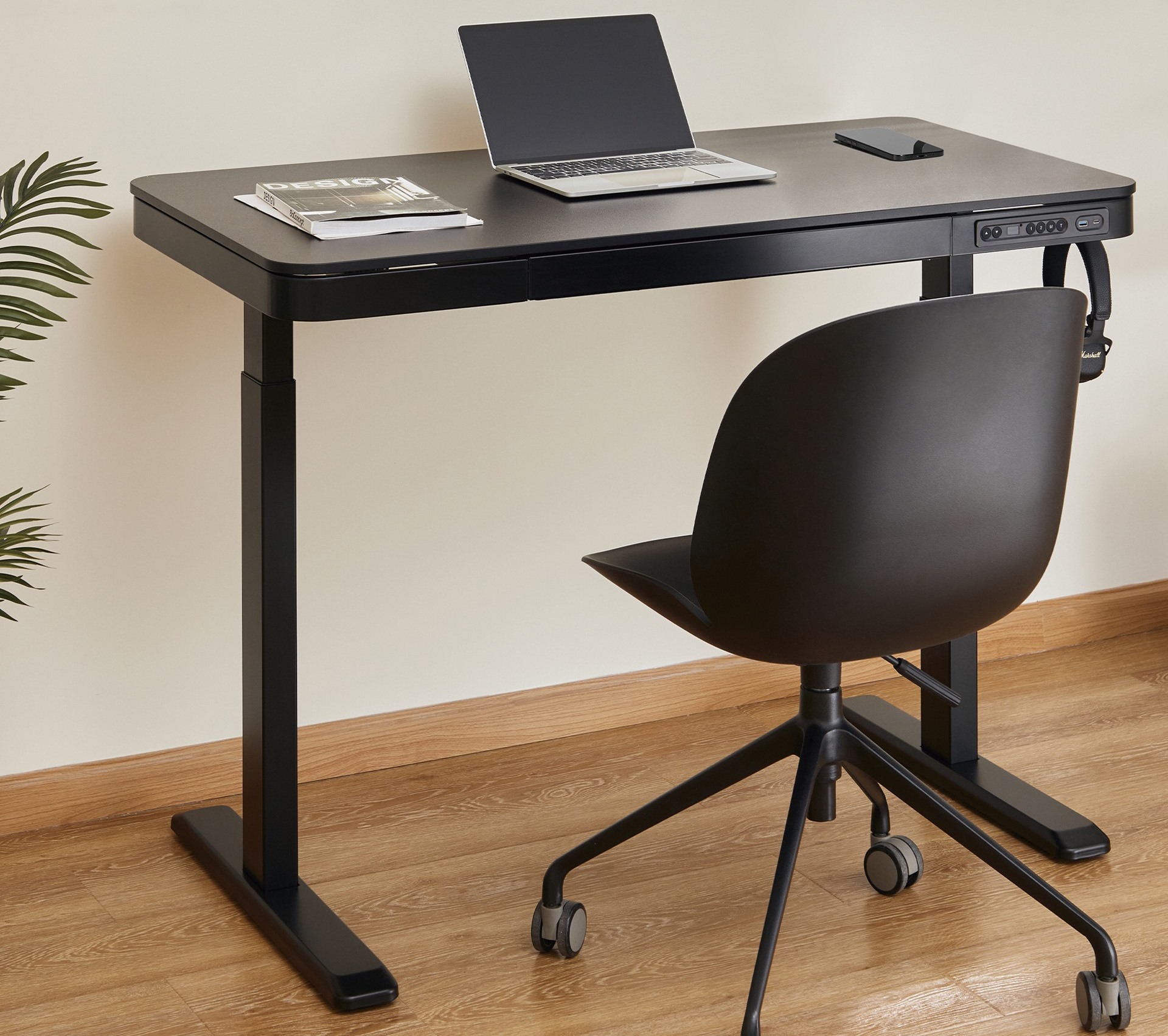 Стол OfficePro ODE111 118x60 Black, Black (1311154719) дешево