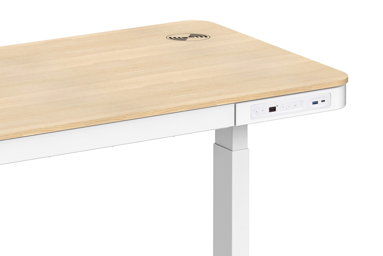 Стол OfficePro ODE111 118x60 Natural, White (1311154720) в Киеве