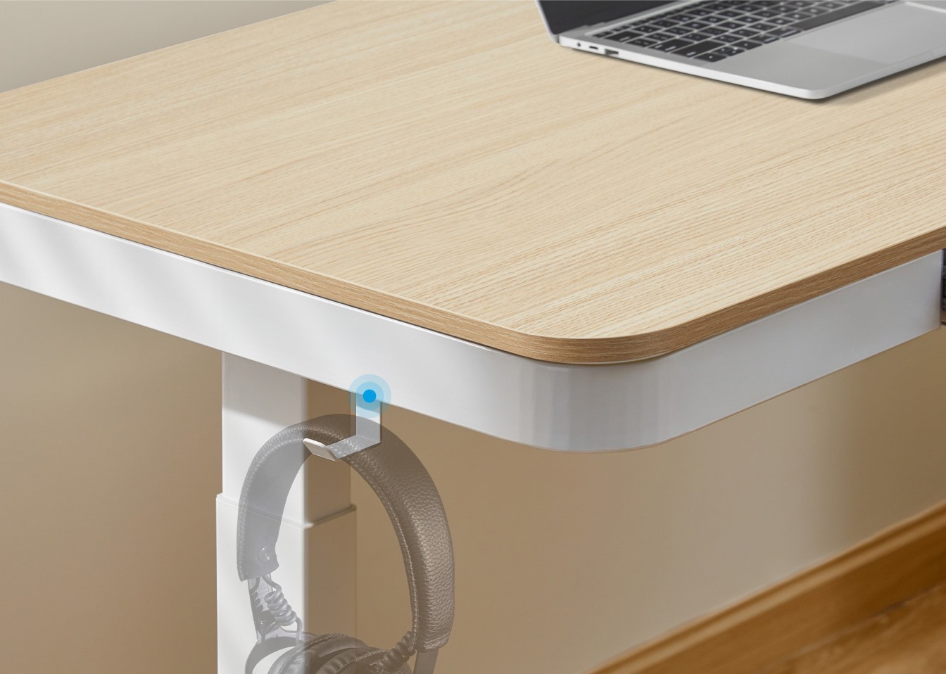 Стол OfficePro ODE111 118x60 Natural, White (1311154720) фото