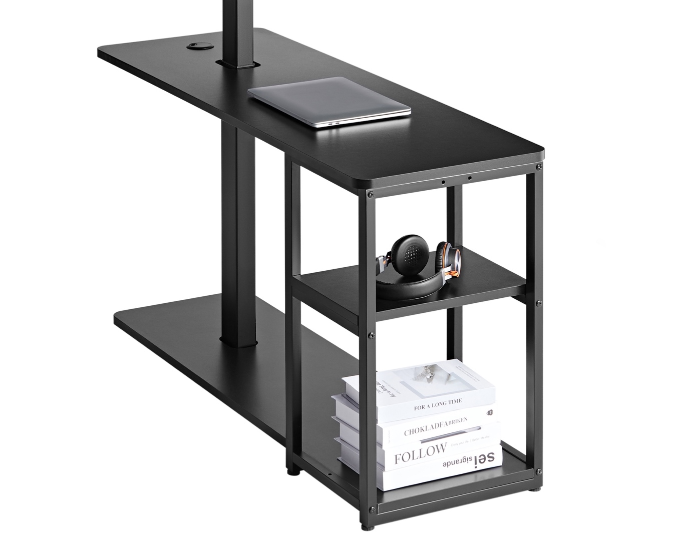 Стіл OfficePro ODE119 136х120 Black, Black (1311154722) цена