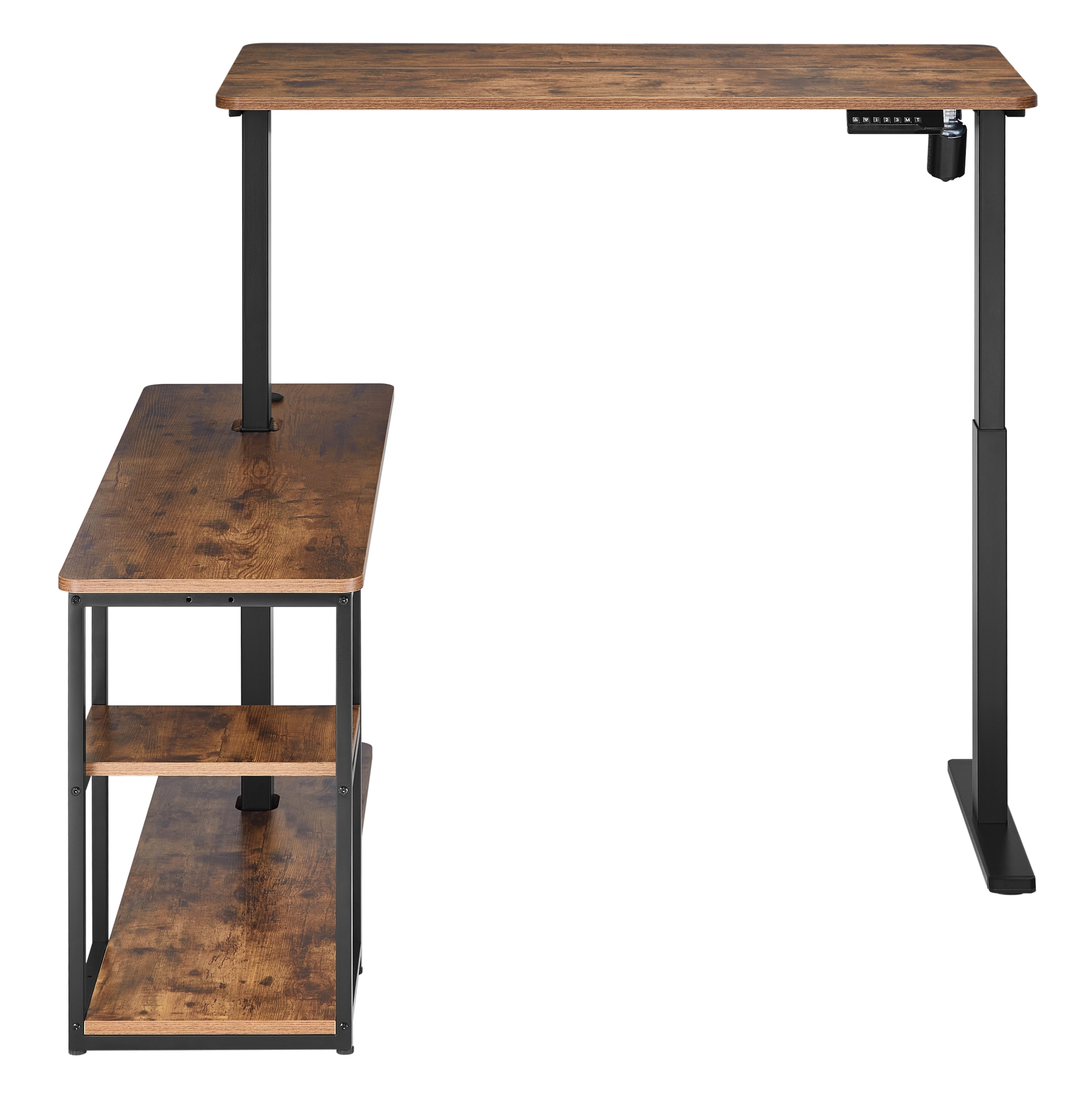Стіл OfficePro ODE119 136х120 Walnut wood, Black (1311154723) в Киеве