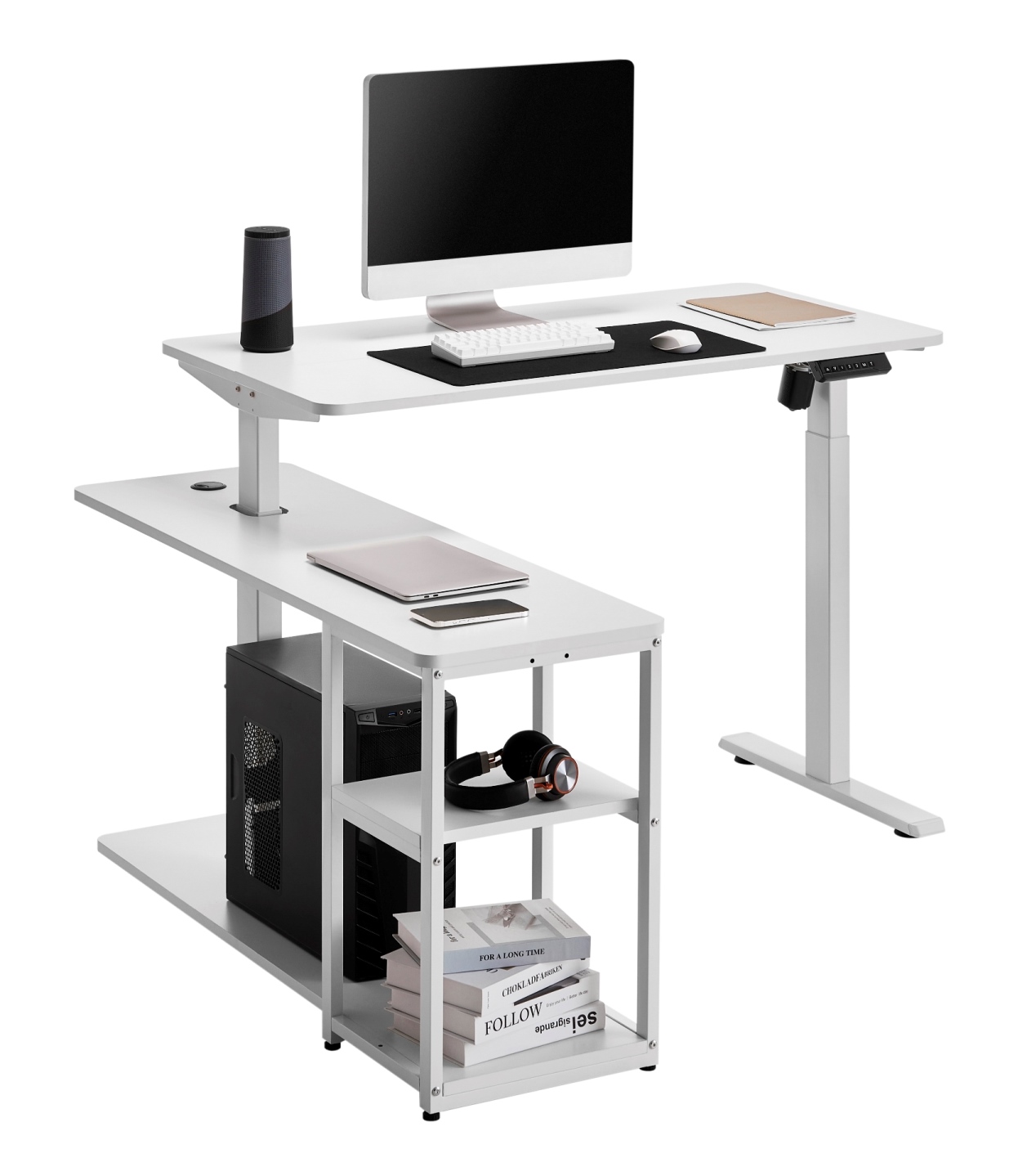 Стол OfficePro ODE119 136х120 White, White (1311154724) в интернет-магазине