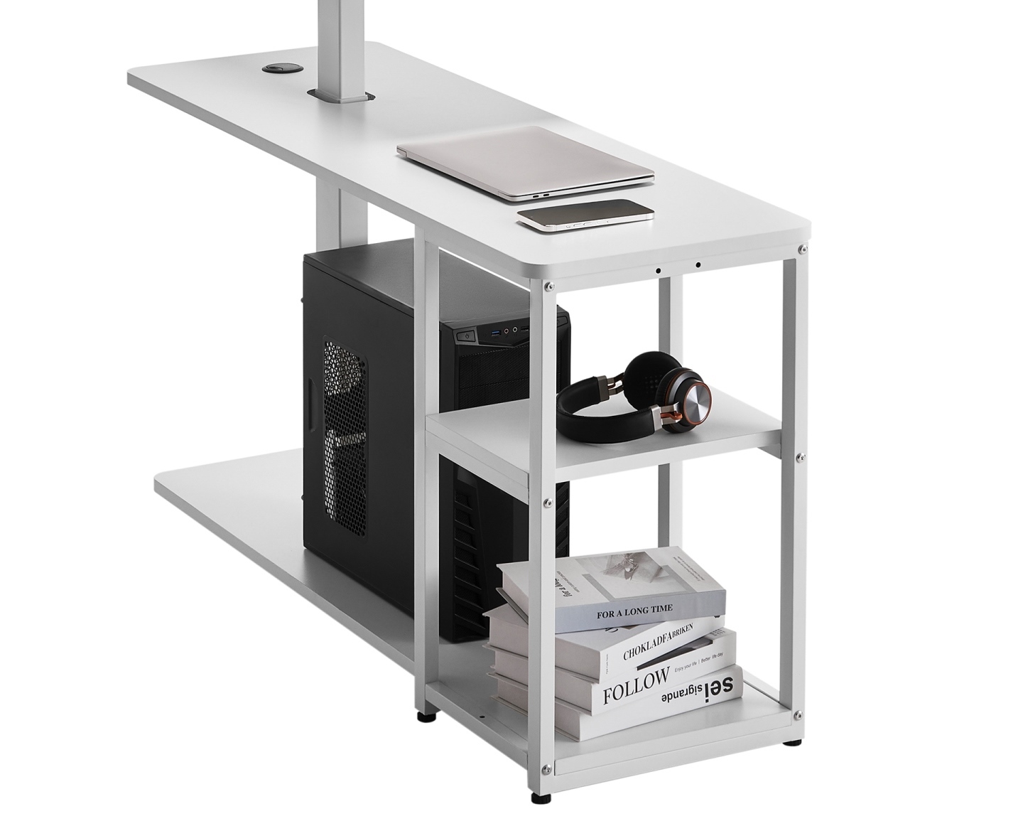 Стол OfficePro ODE119 136х120 White, White (1311154724) kupistul