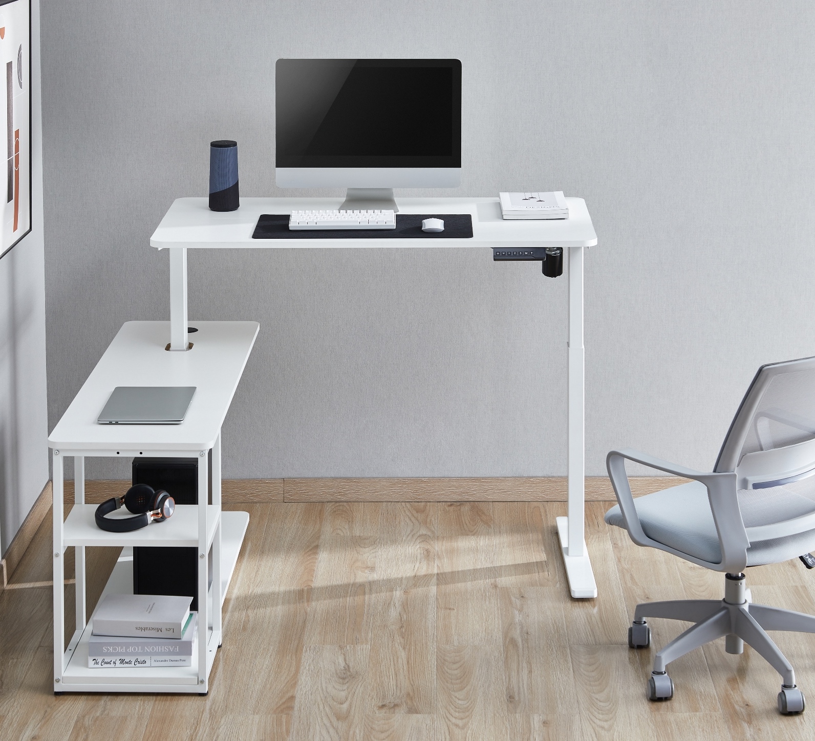 Стол OfficePro ODE119 136х120 White, White (1311154724) с доставкой