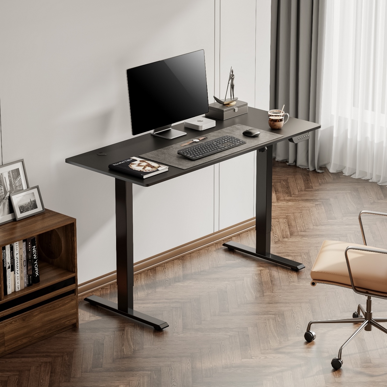 Стіл OfficePro ODE670B 140x60 Black (1311154718) купить