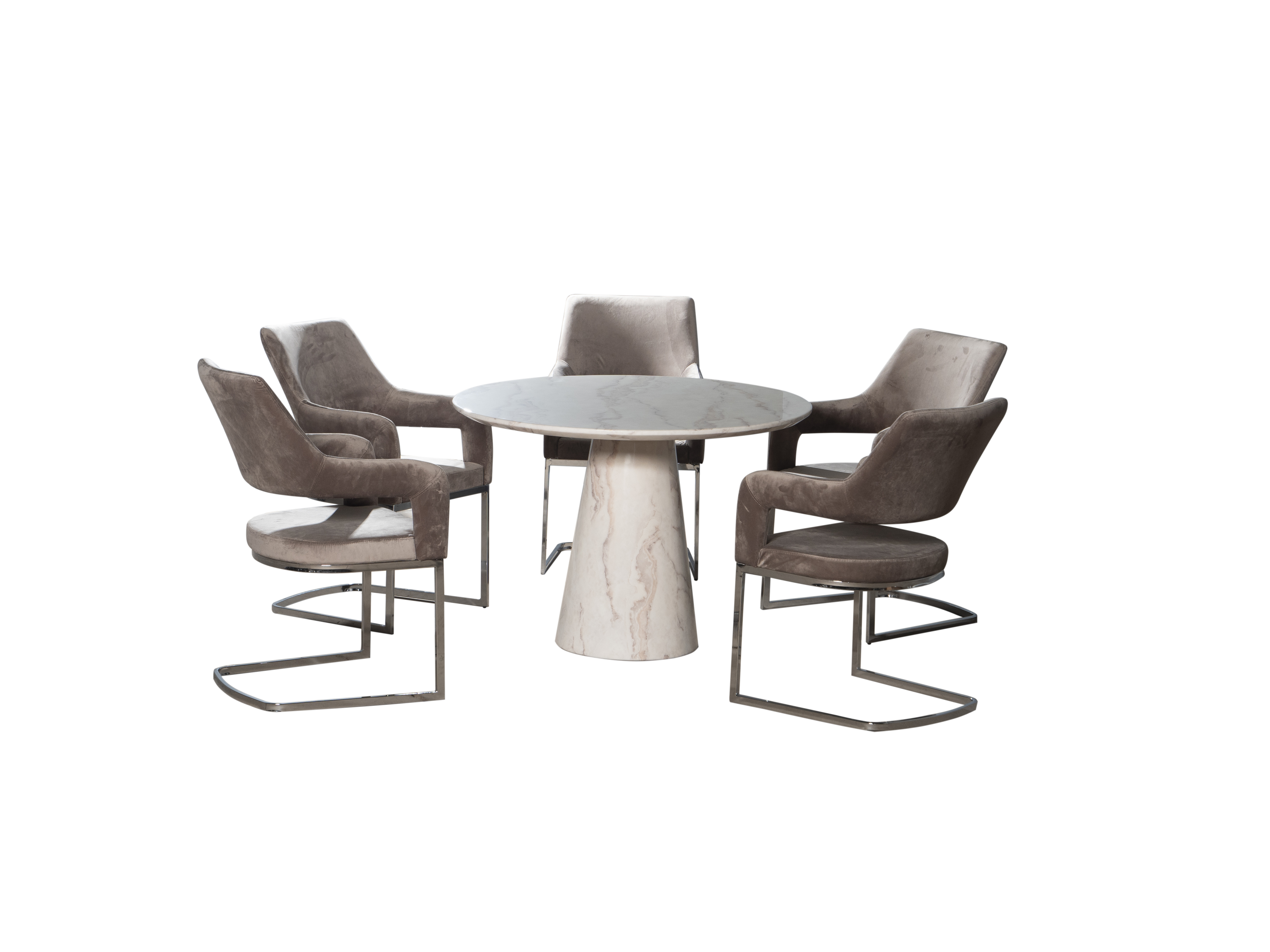 Стіл Парма D110 Мармур Beige (73461309) недорого