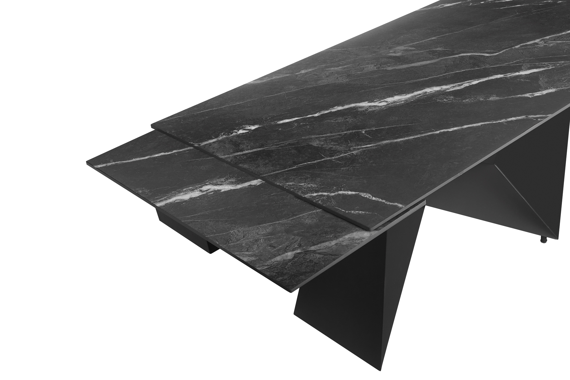 Стол Patrik160х90 Marquina Black Matt (1011489598) цена