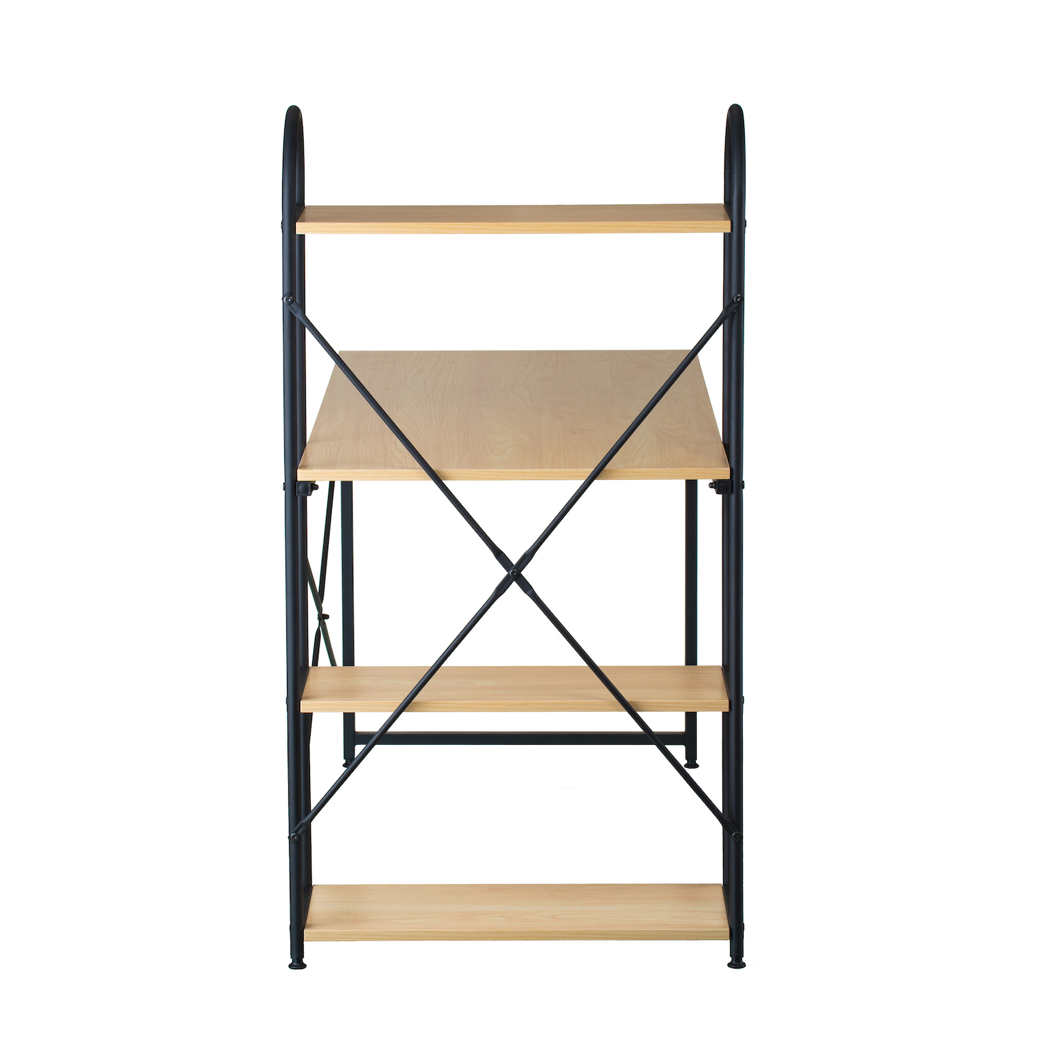 Стол с стеллажом Celean 120x60 Black, Beige (26512413) в Киеве