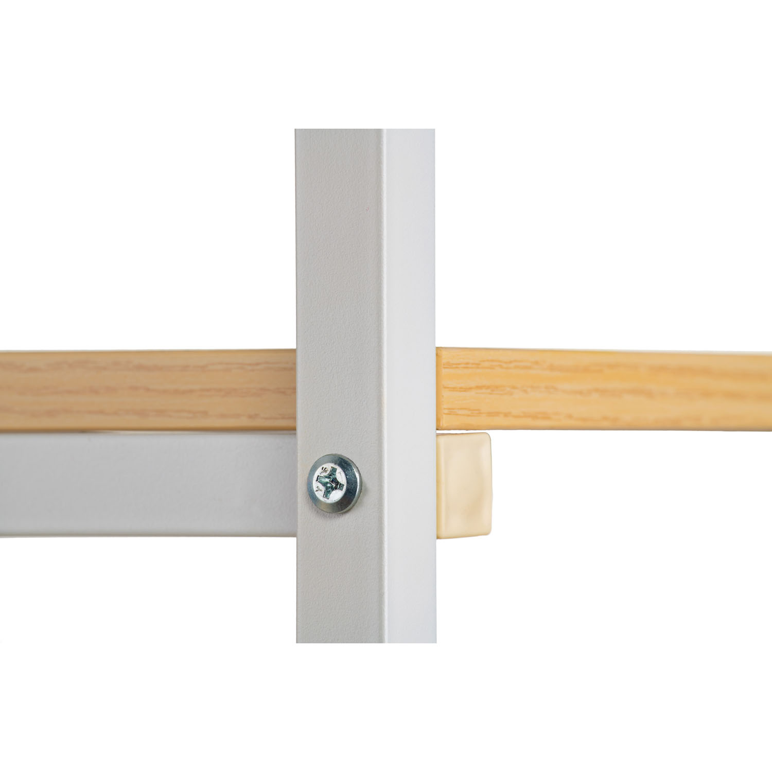 Стол с стеллажом Cross 120x60 White, Beige (26512416) в Украине