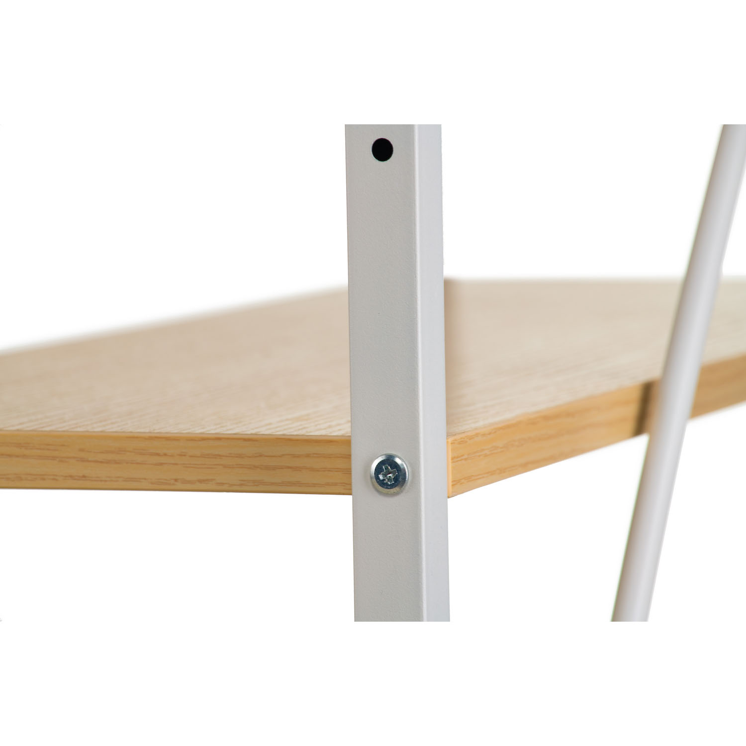 Стол с стеллажом Cross 120x60 White, Beige (26512416) kupistul