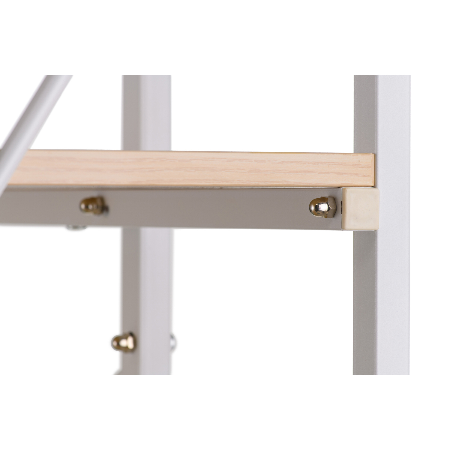 Стол с стеллажом Cross 120x60 White, Beige (26512416) цена
