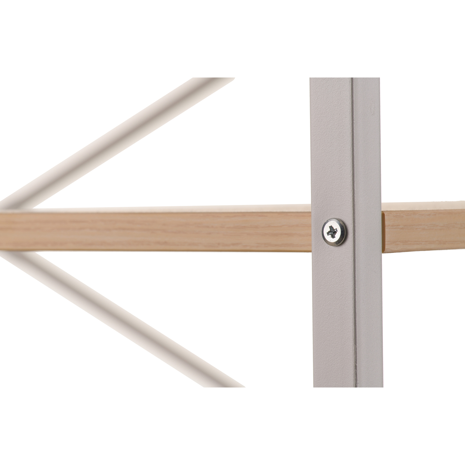 Стол с стеллажом Cross 120x60 White, Beige (26512416) в интернет-магазине