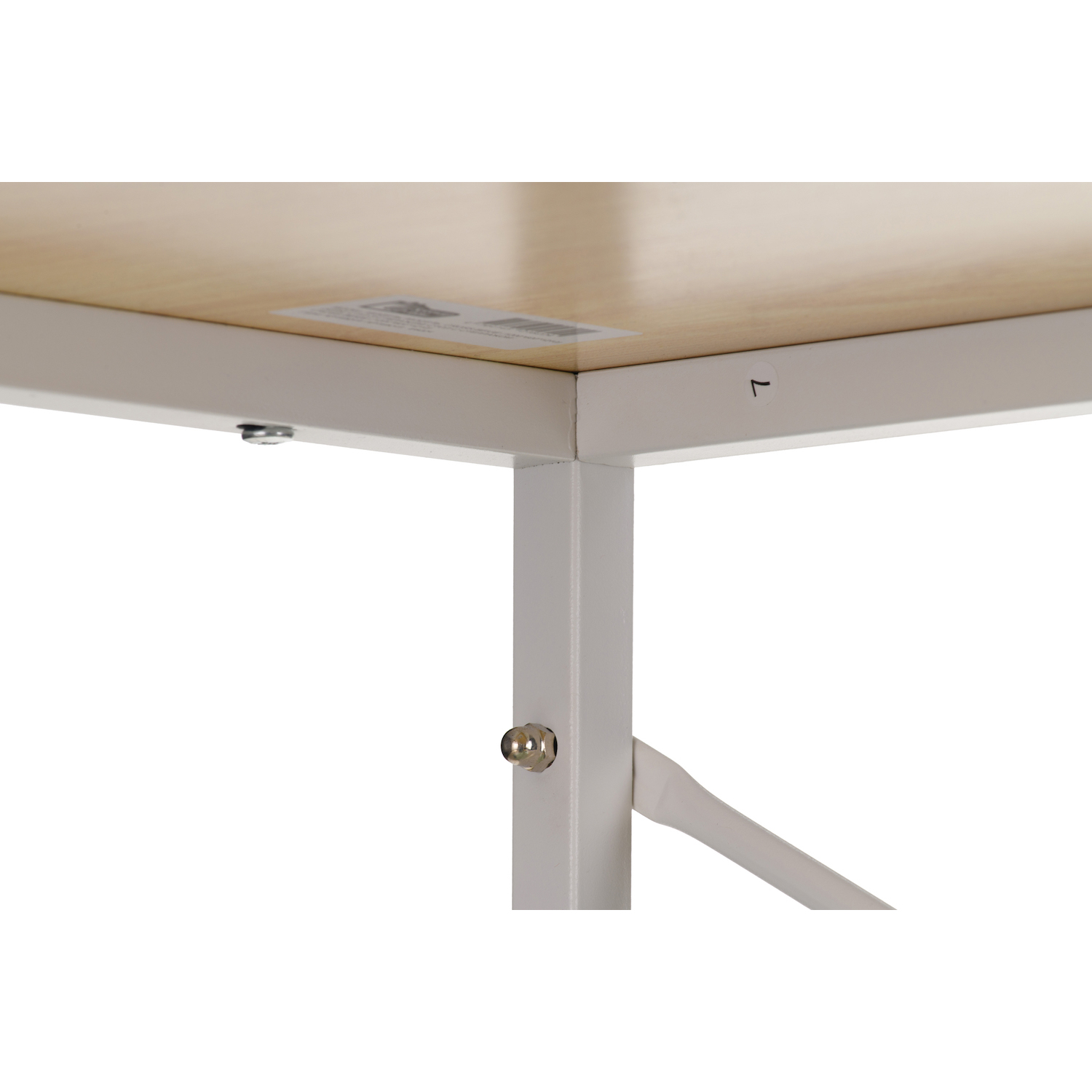 Стол с стеллажом Cross 120x60 White, Beige (26512416) в Киеве