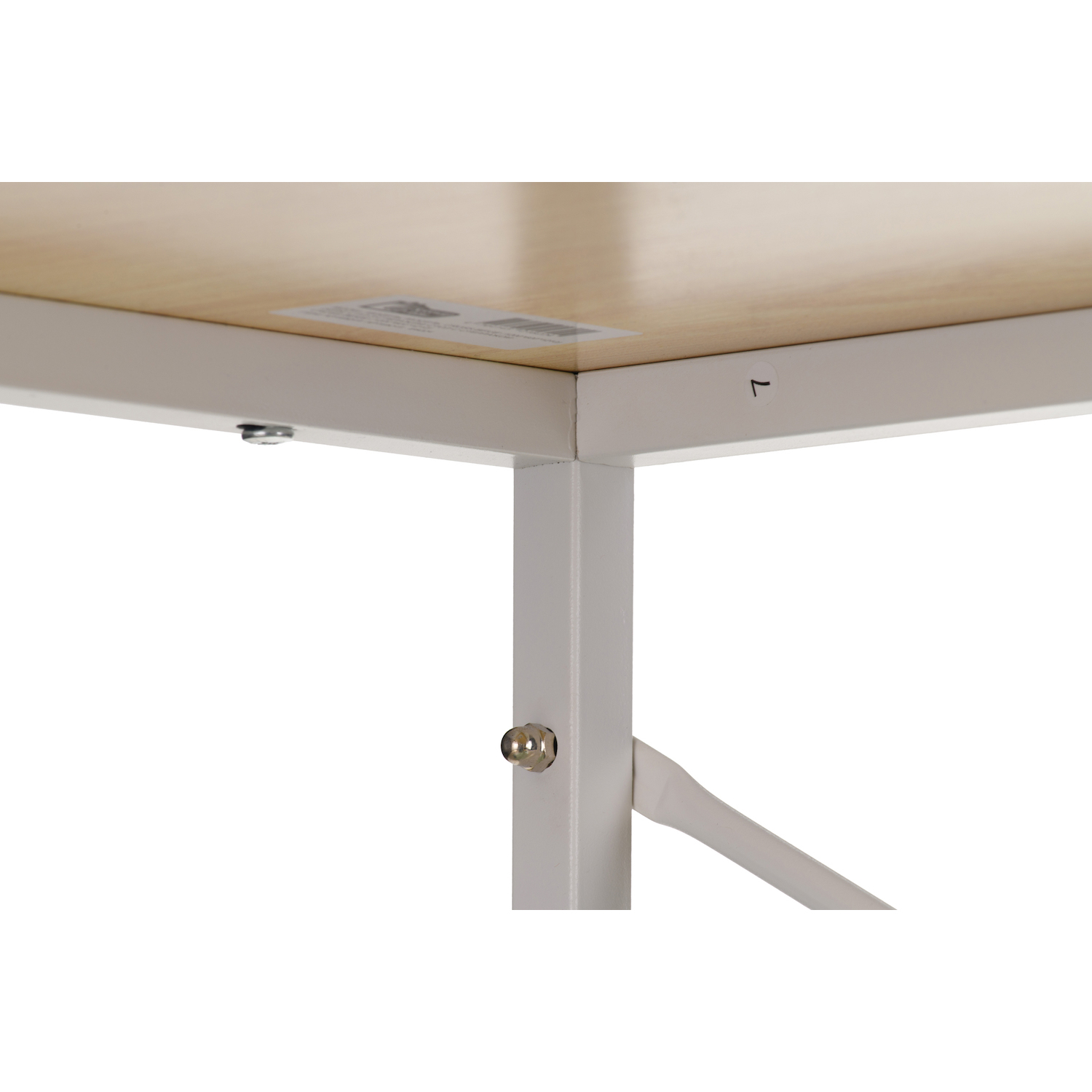 Стол с стеллажом Cross 140x60 White, Beige (26512417) в интернет-магазине