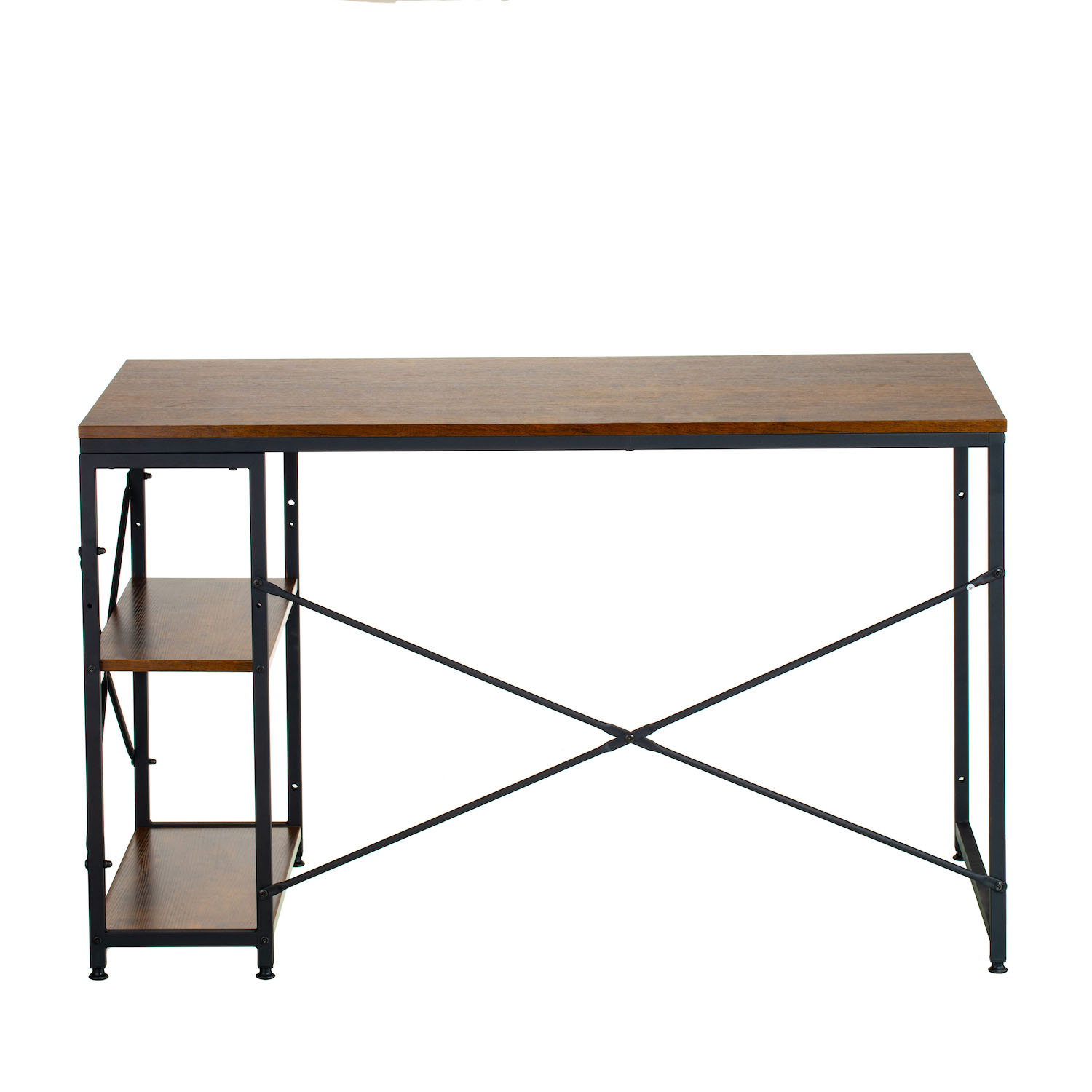 Стол с стеллажом Lade 120x60 Black, Industrial style (26512418) дешево