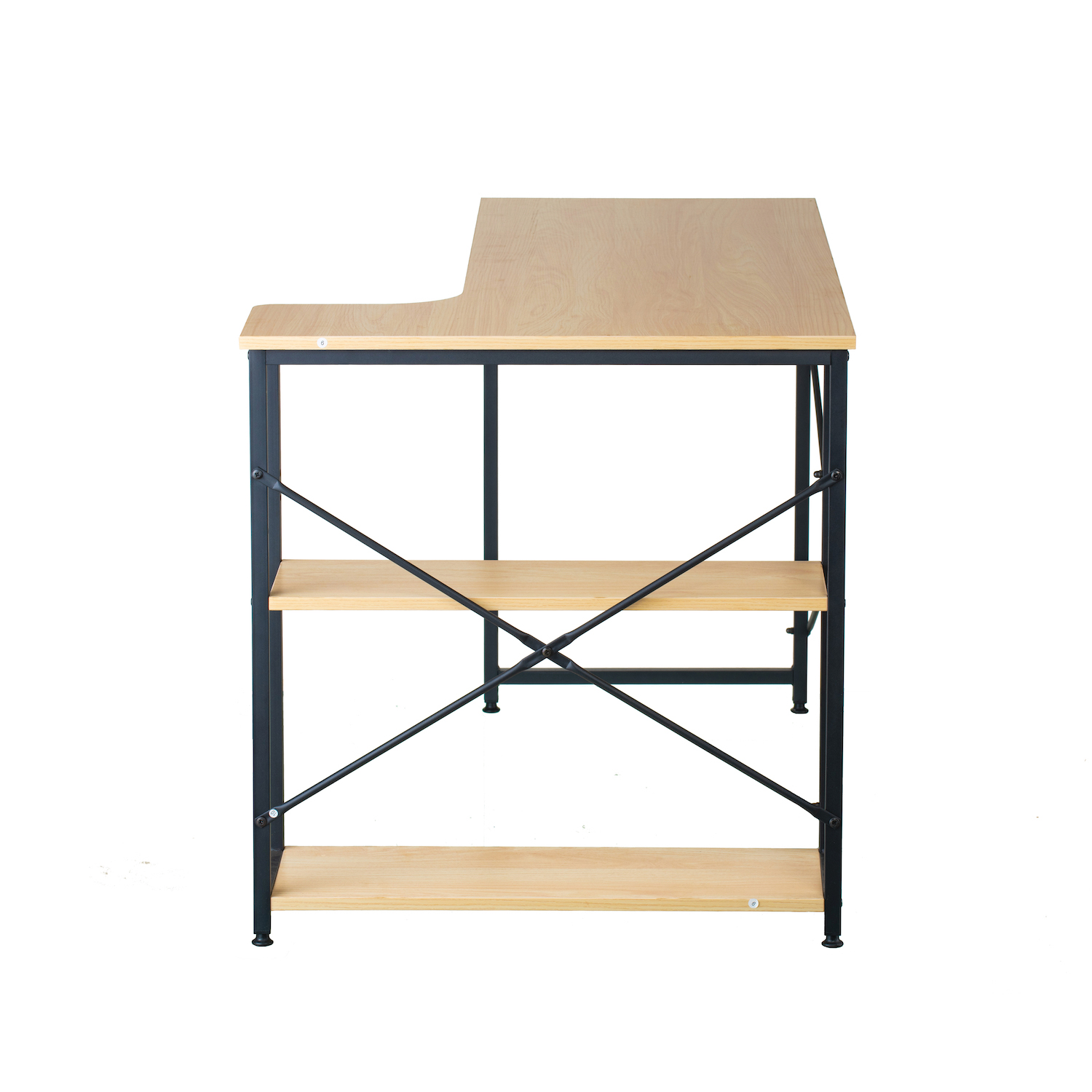 Стіл із стелажем Strada 120x47 Black, Beige (26512419) в Киеве