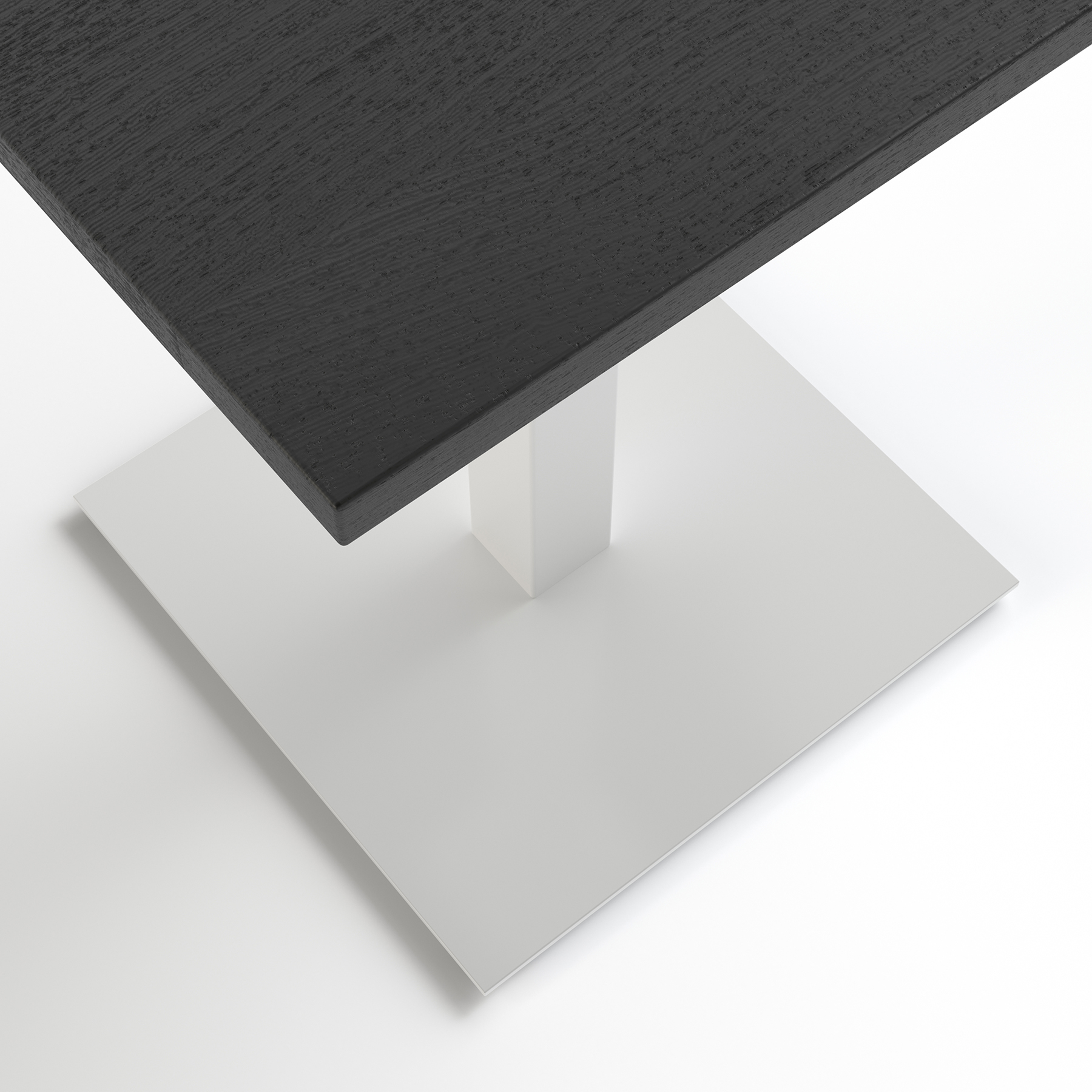 Стол Tetra light 60x60 h-75 Белый, Черный ЛДСП (61735999) с доставкой