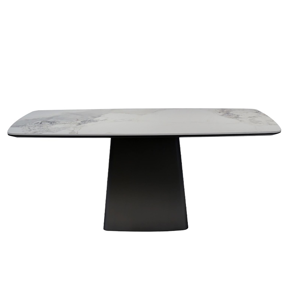 Стол Титан 180x90 Белый глянец, Графит (731488498) недорого