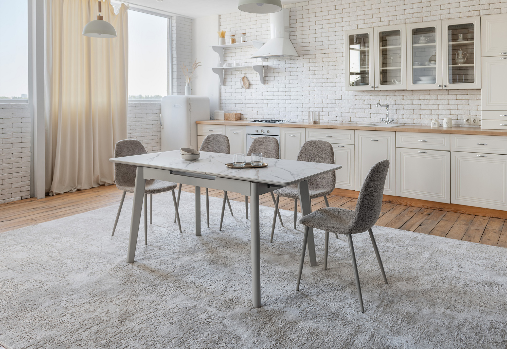 Стол TM-76 120x80 Голден сенд, Тёплый песок (231482993) купить