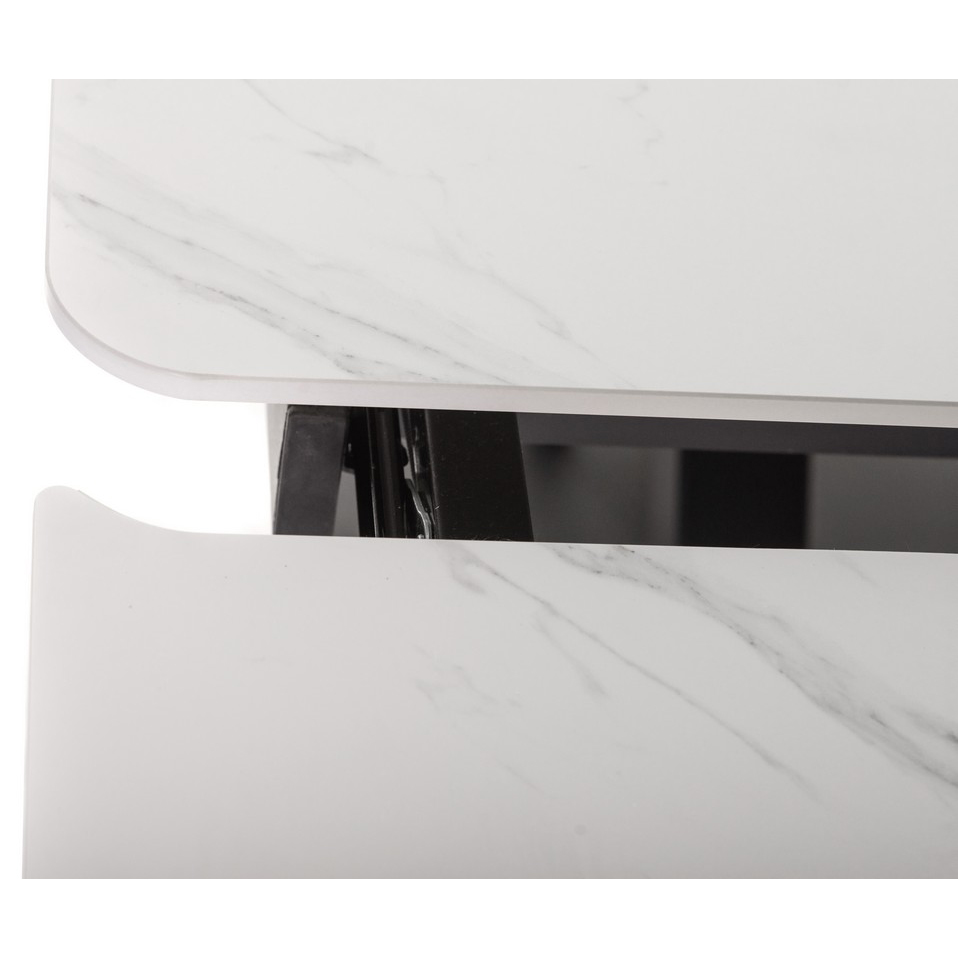 Стіл TML-817-1 120x80 Білий, Чорний (23480905) цена