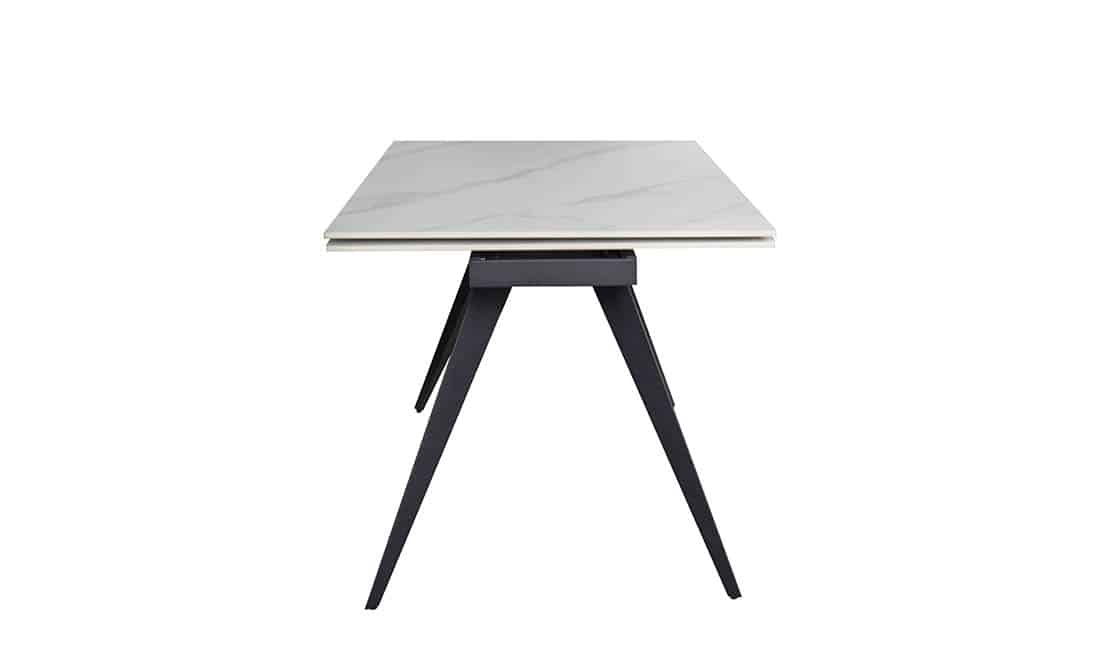 Стіл Торі 120x80 Білий матовий, Чорний (731380948) с доставкой