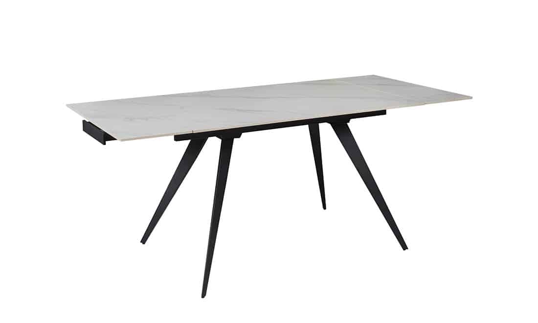 Стіл Торі 120x80 Білий матовий, Чорний (731380948) в Киеве