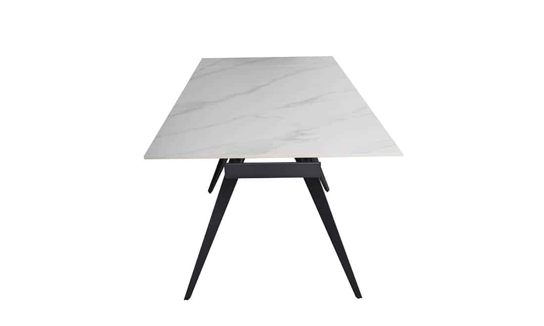 Стіл Торі 120x80 Білий матовий, Чорний (731380948) в Украине