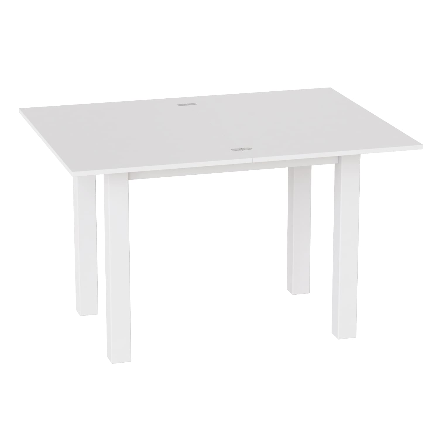 Стіл-трансформер Dinner Glass 120х90 ДСП Білий, Білий, Графітовий (931380214) недорого