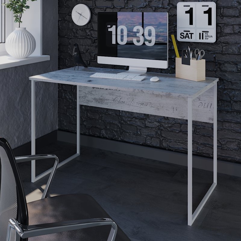 Стол Универ 2 140x60 Кантри, Белый (68476115) с доставкой