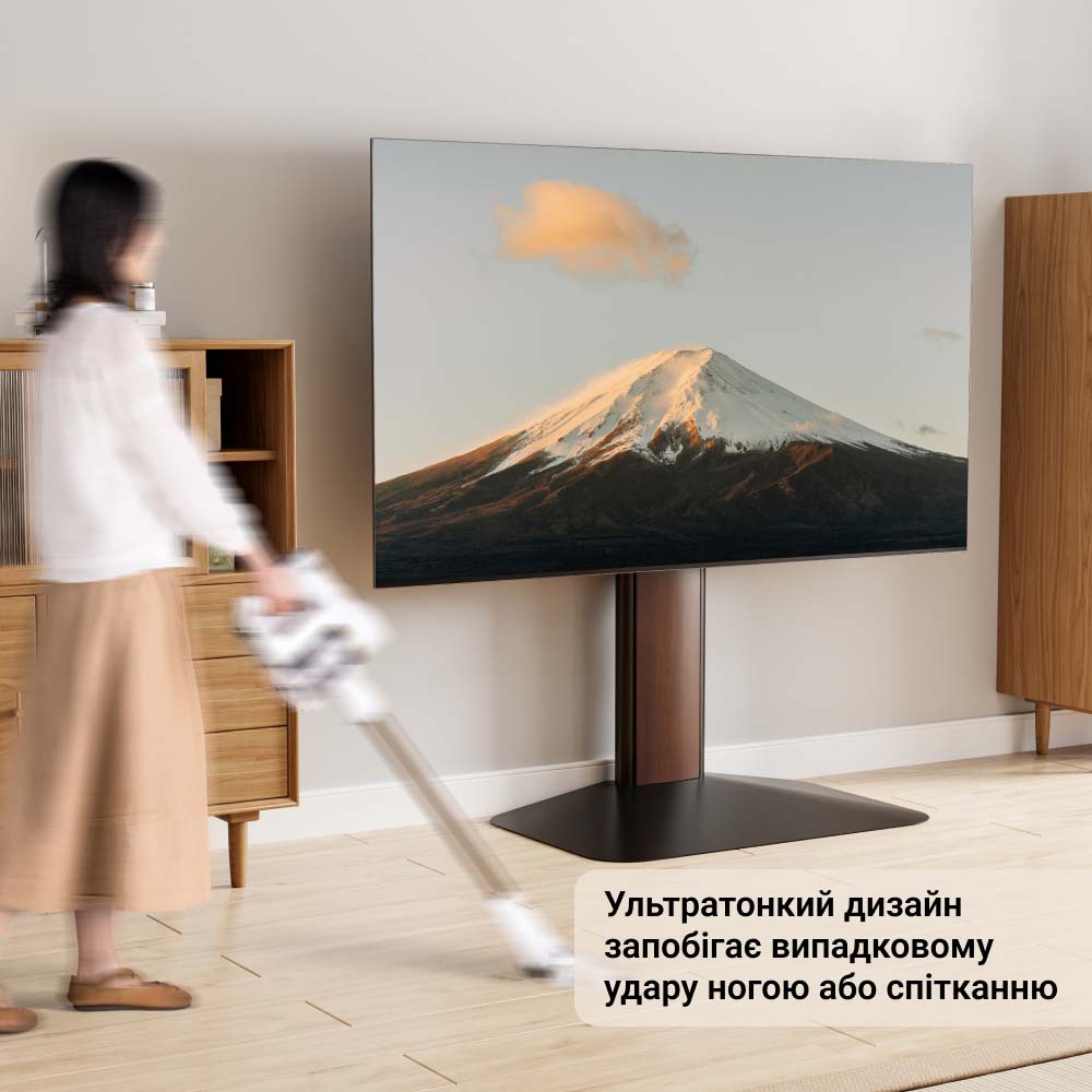 Стойка с креплением для телевизора OfficePro TVS433 32''-85'' Walnut wood (1311072295) фото