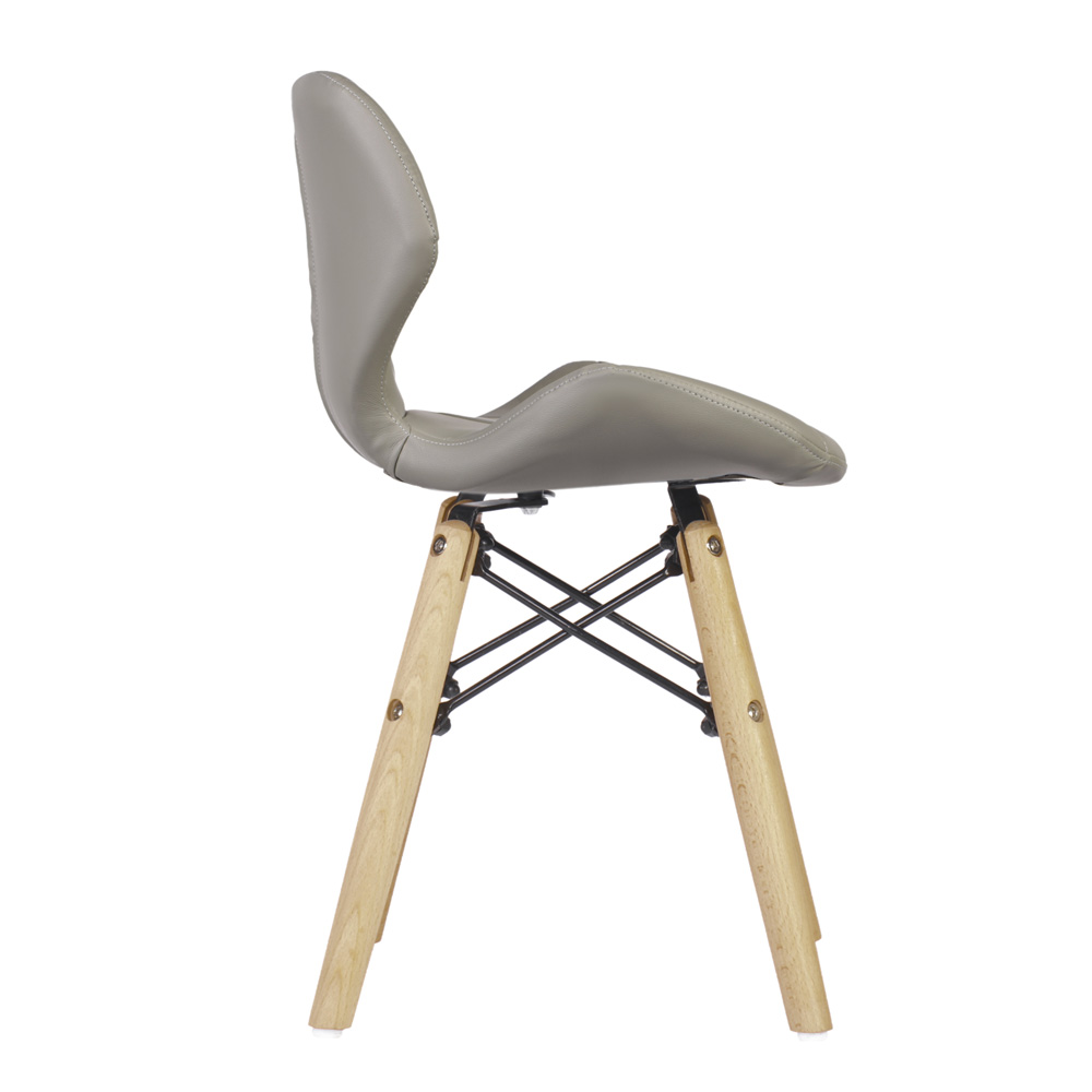 Стілець HATTA Astra Eco Wood Сірий (44357806) с доставкой