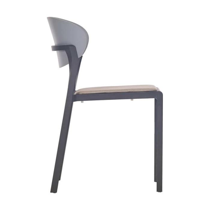 Стул Bake с подушкой anthracite, blue grey (1691270755) недорого