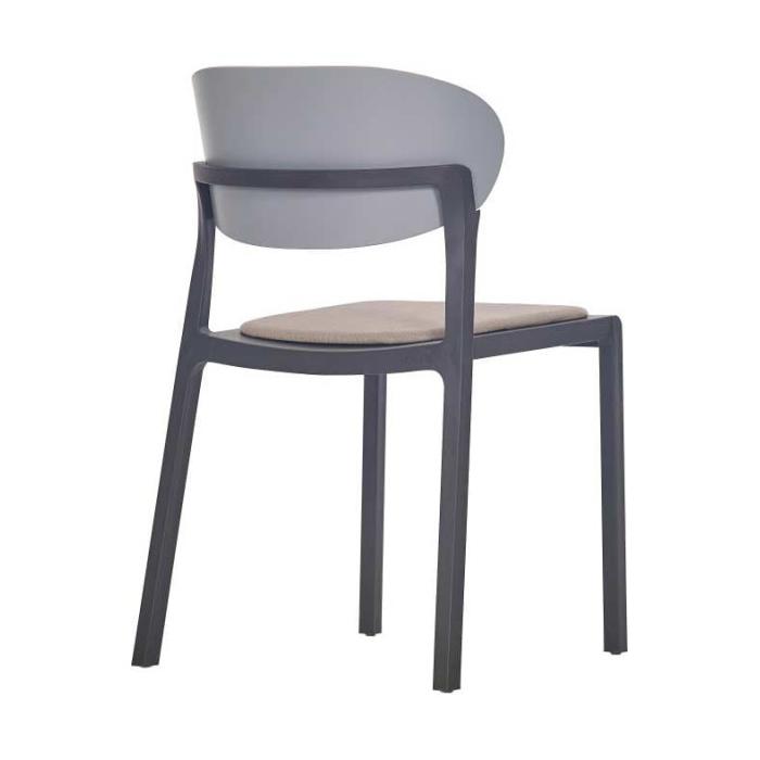 Стул Bake с подушкой anthracite, blue grey (1691270755) с доставкой