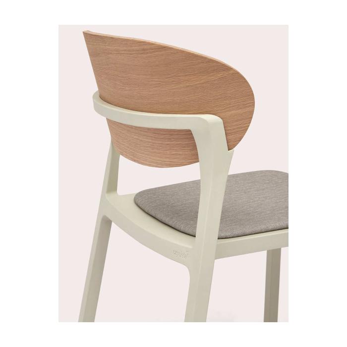 Стул Bake Wood с подушкой sand (1691270788) в Украине