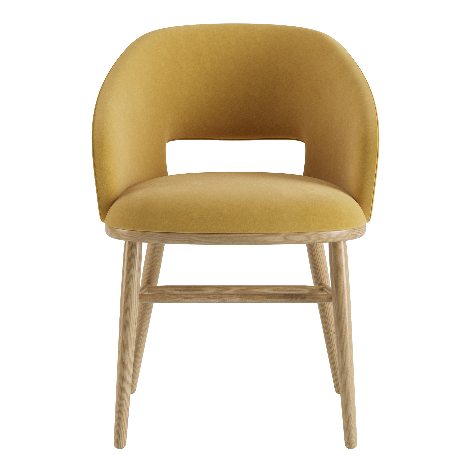 Стілець Dolphin Venus Velvet 2936, Натуральний Ясен (611488598) дешево